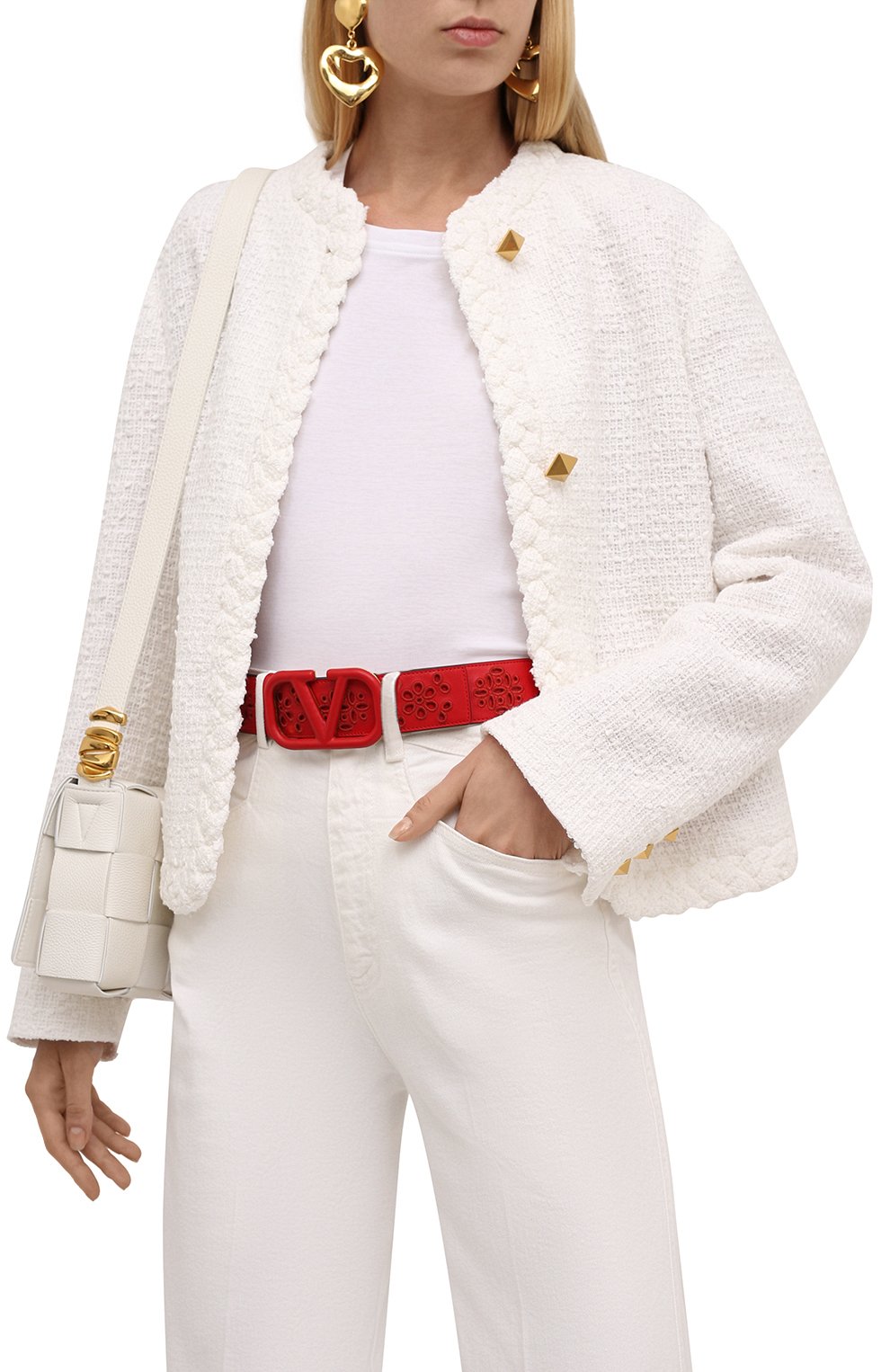 Кожаный ремень vlogo signature VALENTINO, арт. WW2T0S11/YTR, фото 2