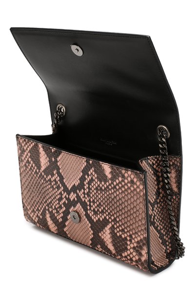 Сумка monogram kate из кожи питона SAINT LAURENT бежевого цвета по цене 340500 руб., арт. 469390/LT9HD/PRET, фото 4 Сумка monogram kate из кожи питона SAINT LAURENT, арт. 469390/LT9HD/PRET, фото 4