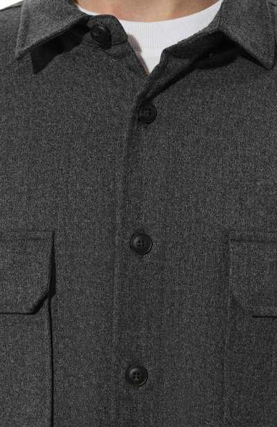 Шерстяная рубашка CAPOBIANCO, арт. 17M501.FL00./58, фото 5