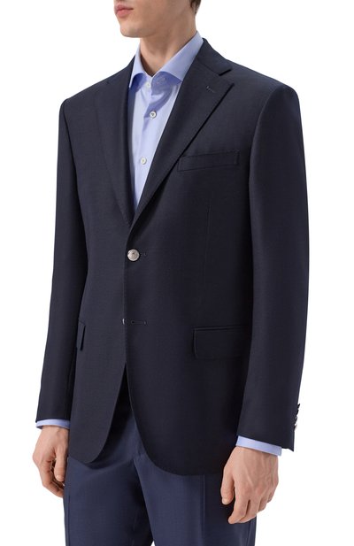 Шерстяной пиджак CORNELIANI, арт. 276008/2718334, фото 4