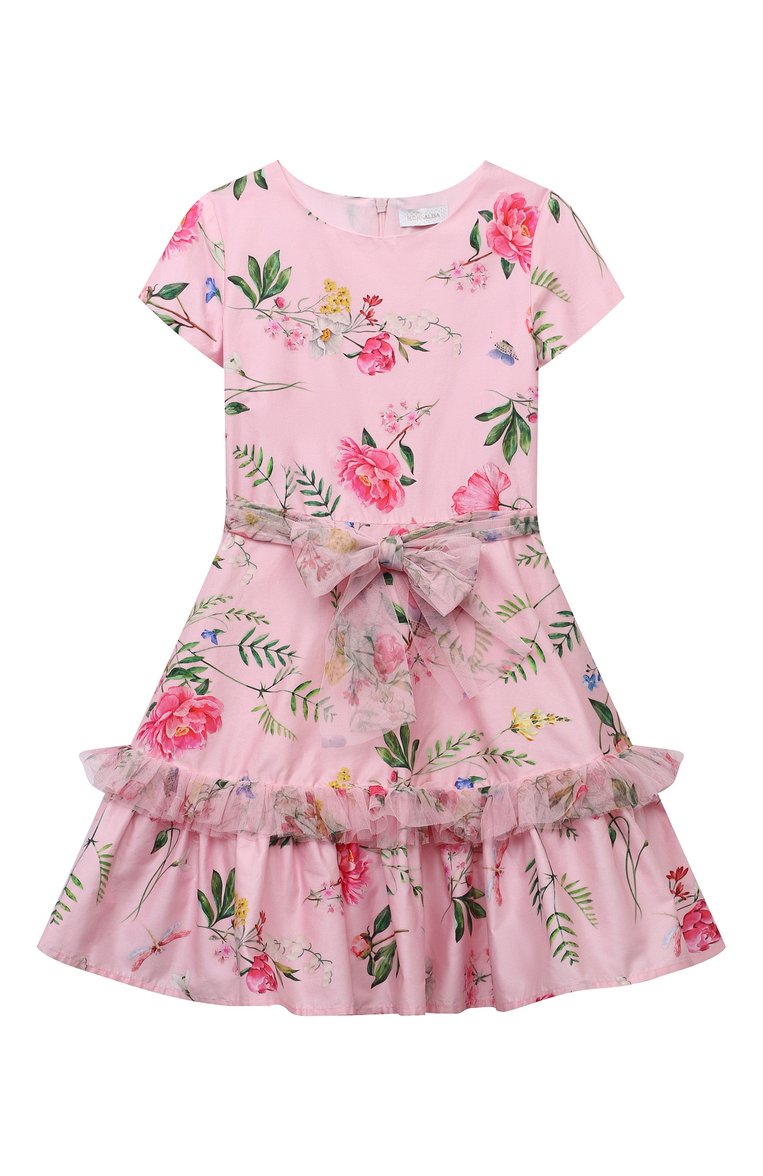 Хлопковое платье MONNALISA, арт. 71C907, фото 1