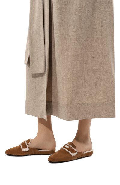 Замшевые домашние туфли HOMERS AT HOME, арт. 21608/CR0STA, фото 3