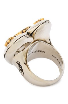 Женское кольцо ALEXANDER MCQUEEN серебряного цвета, арт. 640267/J160Z | Фото 2 (Региональные ограничения белый список (Axapta Mercury): Не проставлено; Нос: Не проставлено; Материал: Металл)