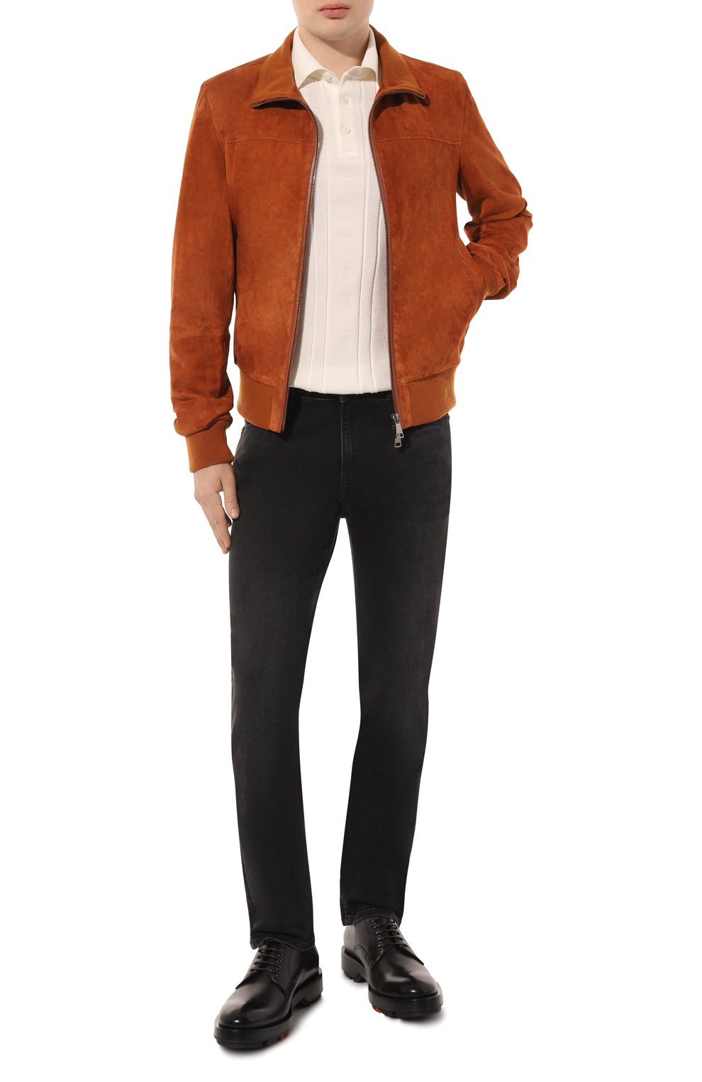 Замшевый бомбер ANDREA CAMPAGNA, арт. 24PU552-L24CCJER6X, фото 2