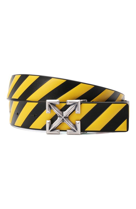 

Кожаный ремень Off-White, Жёлтый