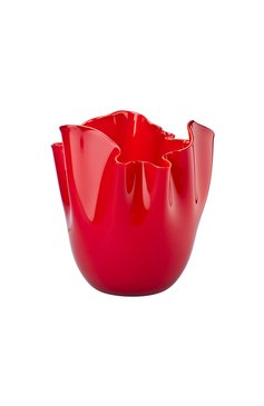 Ваза fazzoletto VENINI красного цвета, арт. F037000200000J0 | Фото 1 (Региональные ограничения белый список (Axapta Mercury): Не проставлено; Нос: Не проставлено; Коллекция: Fazzoletto; Ограничения доставки: fragile-2)