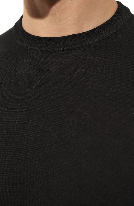 Шелковый джемпер Stefano Ricci K616215G10/F23101 Чёрный  K616215G10/F23101 Фото 5