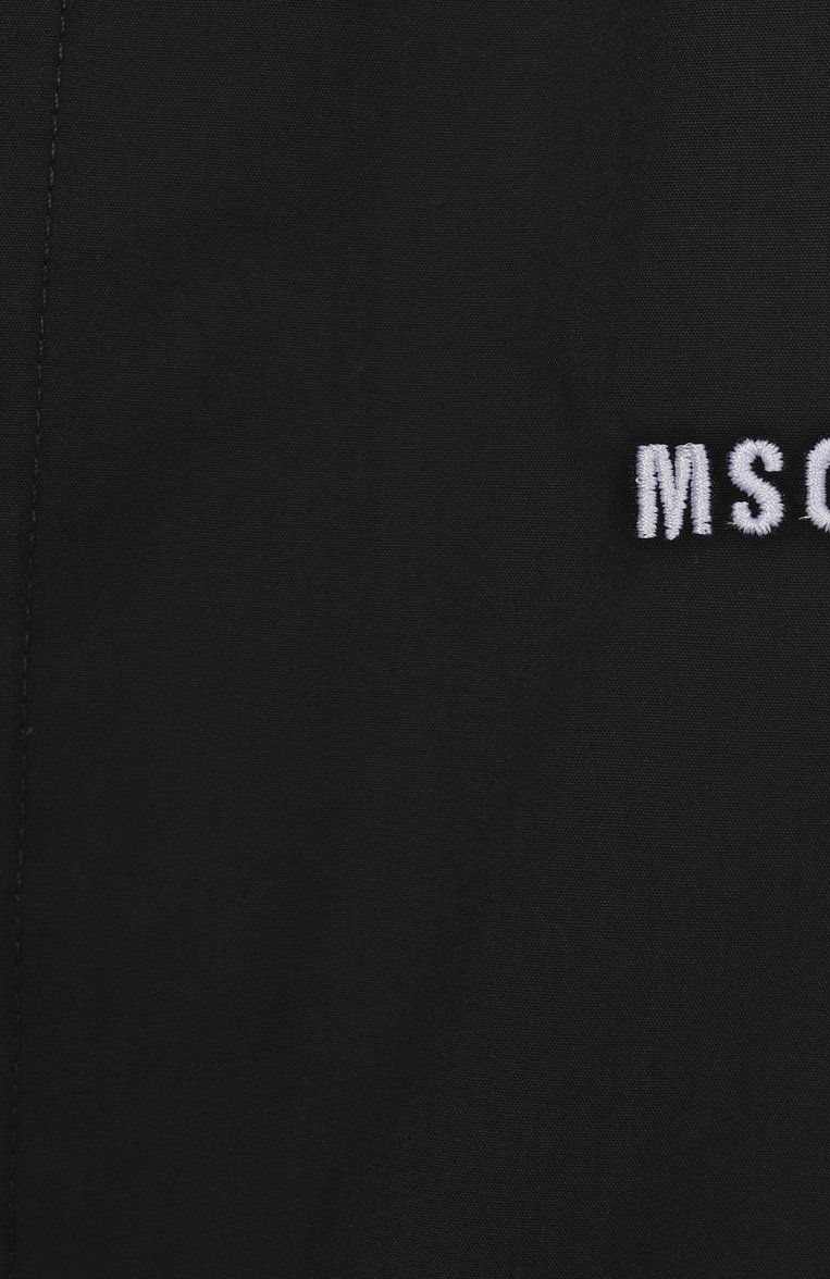 Детские хлопковые брюки MSGM KIDS черного цвета, арт. S5MSJGPA260 | Фото 3 (Материал внешний: Хлопок; Нос: Не проставлено; Девочки Кросс-КТ: Брюки-спорт; Случай: Повседневный; Автоматизация состава: Проставлено; Ростовка одежда: 10 - 11 лет | 140 - 146см, 8 лет | 128 см, 16 лет | 164 см, 12 лет | 152 см)