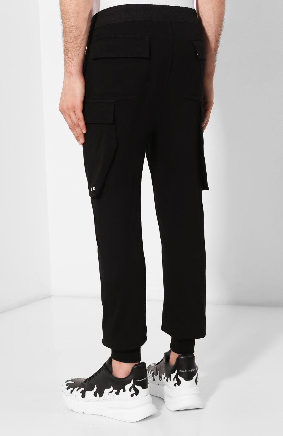 Хлопковые брюки RICK OWENS, арт. RU19F4396/BA, фото 4