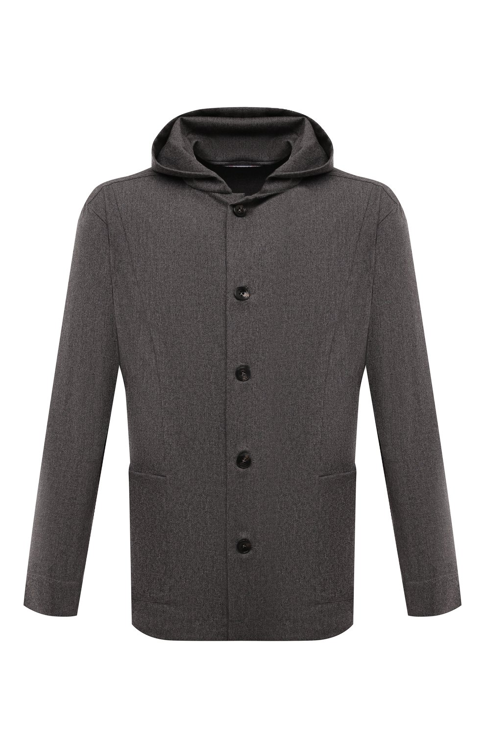 Шерстяная куртка-рубашка KITON, арт. UMCLUCAK0123E02, фото 1