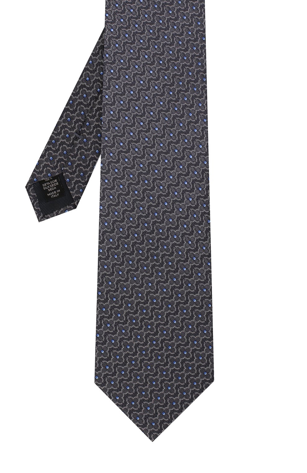 Шелковый галстук с узором ZEGNA, арт. Z3E00/1XW, фото 2