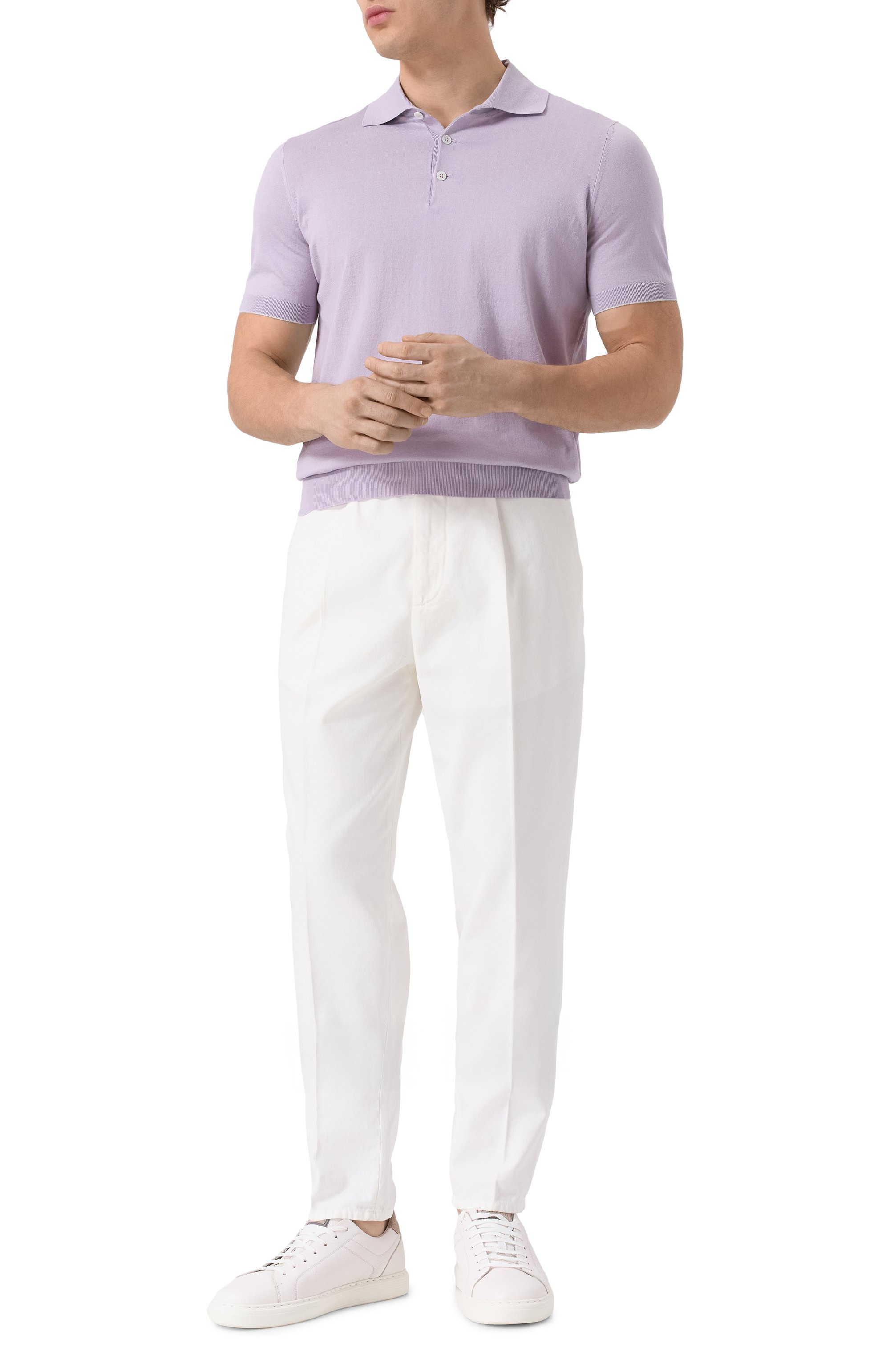 Хлопковое поло BRUNELLO CUCINELLI, арт. M29800125, фото 2