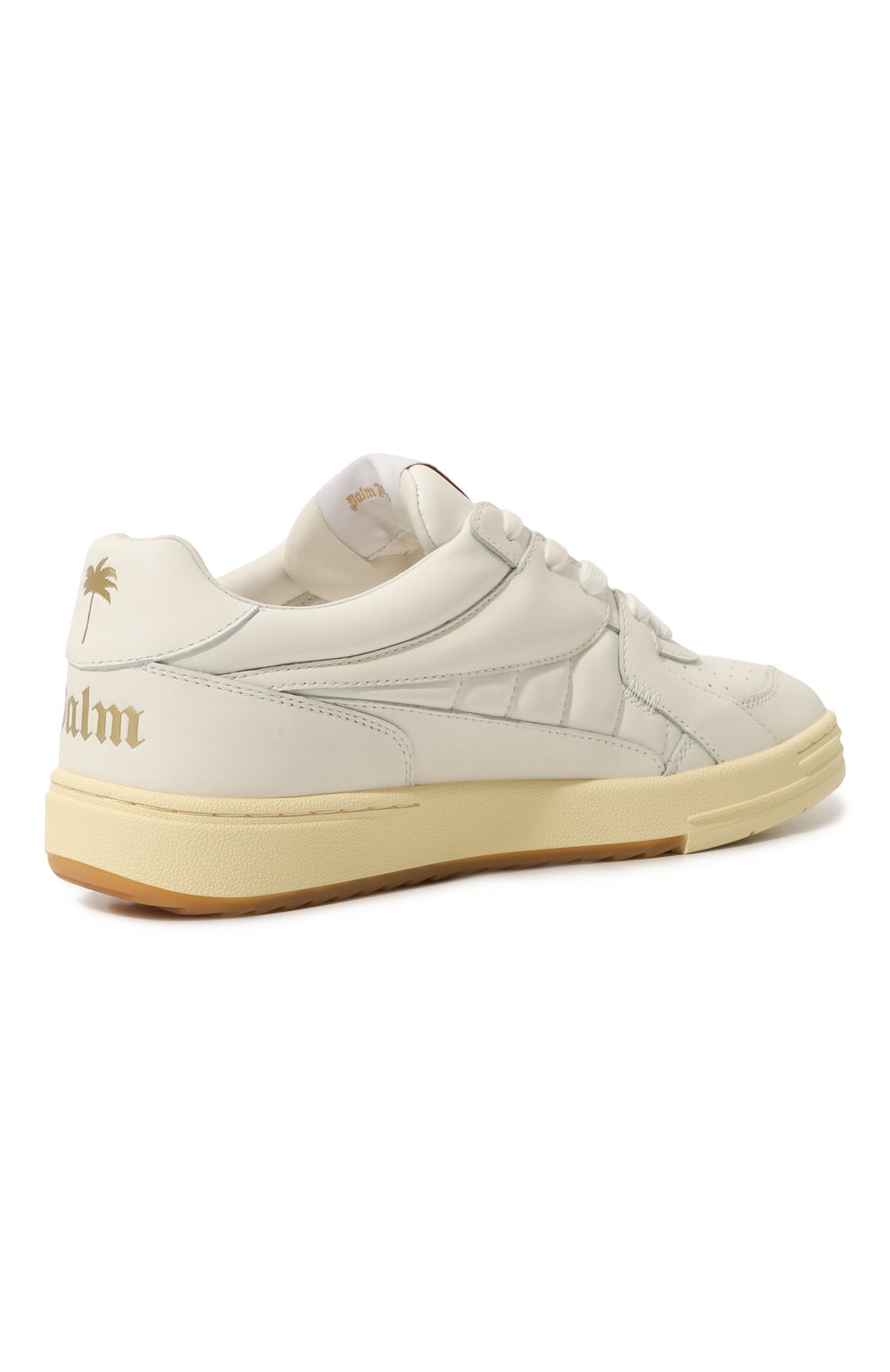 Кожаные кеды university PALM ANGELS, арт. PMIA078E23LEA0020101, фото 5