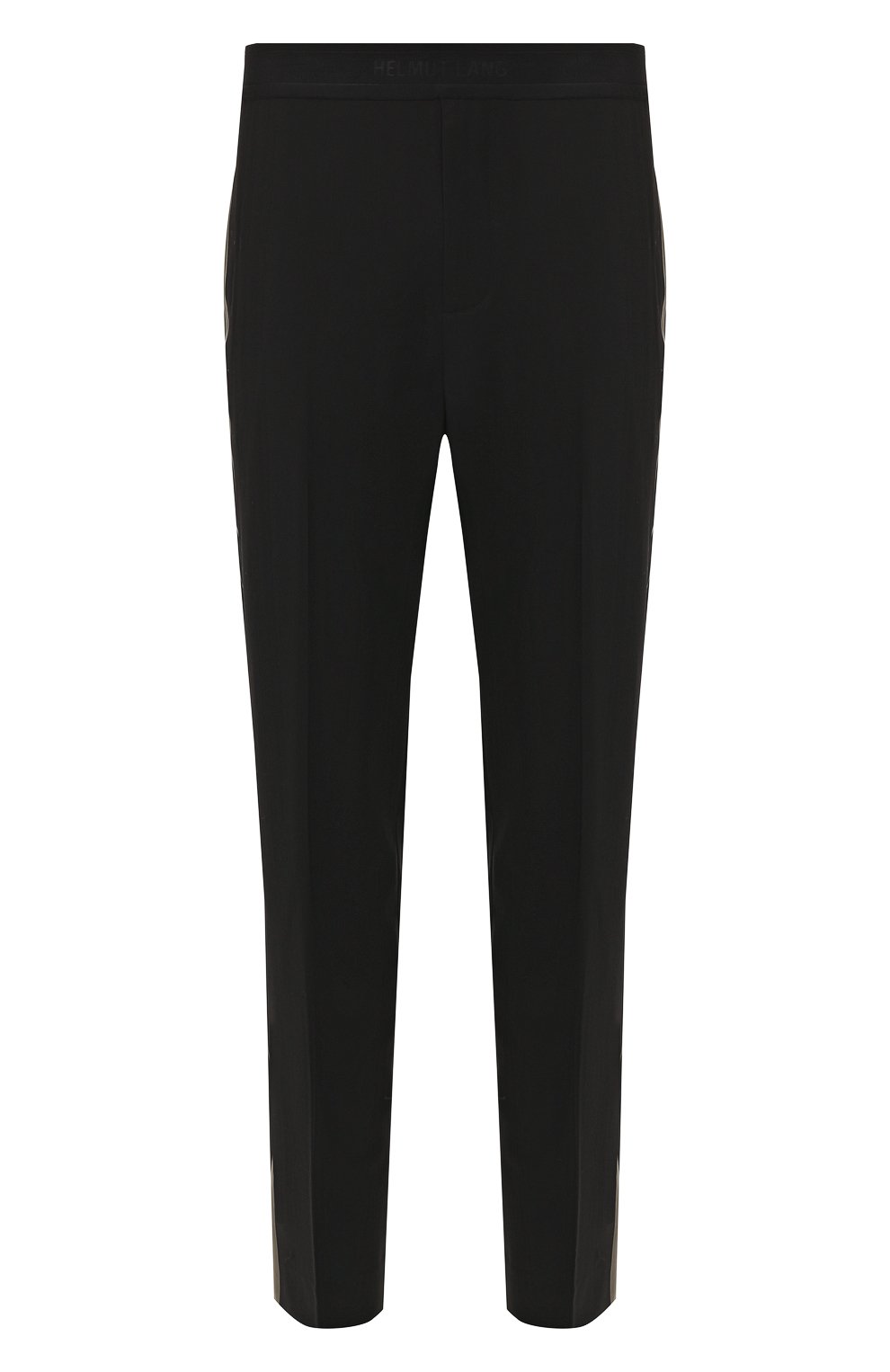 Шерстяные брюки HELMUT LANG черного цвета по цене 37600 руб., арт. J04HM208, фото 1 Шерстяные брюки HELMUT LANG, арт. J04HM208, фото 1