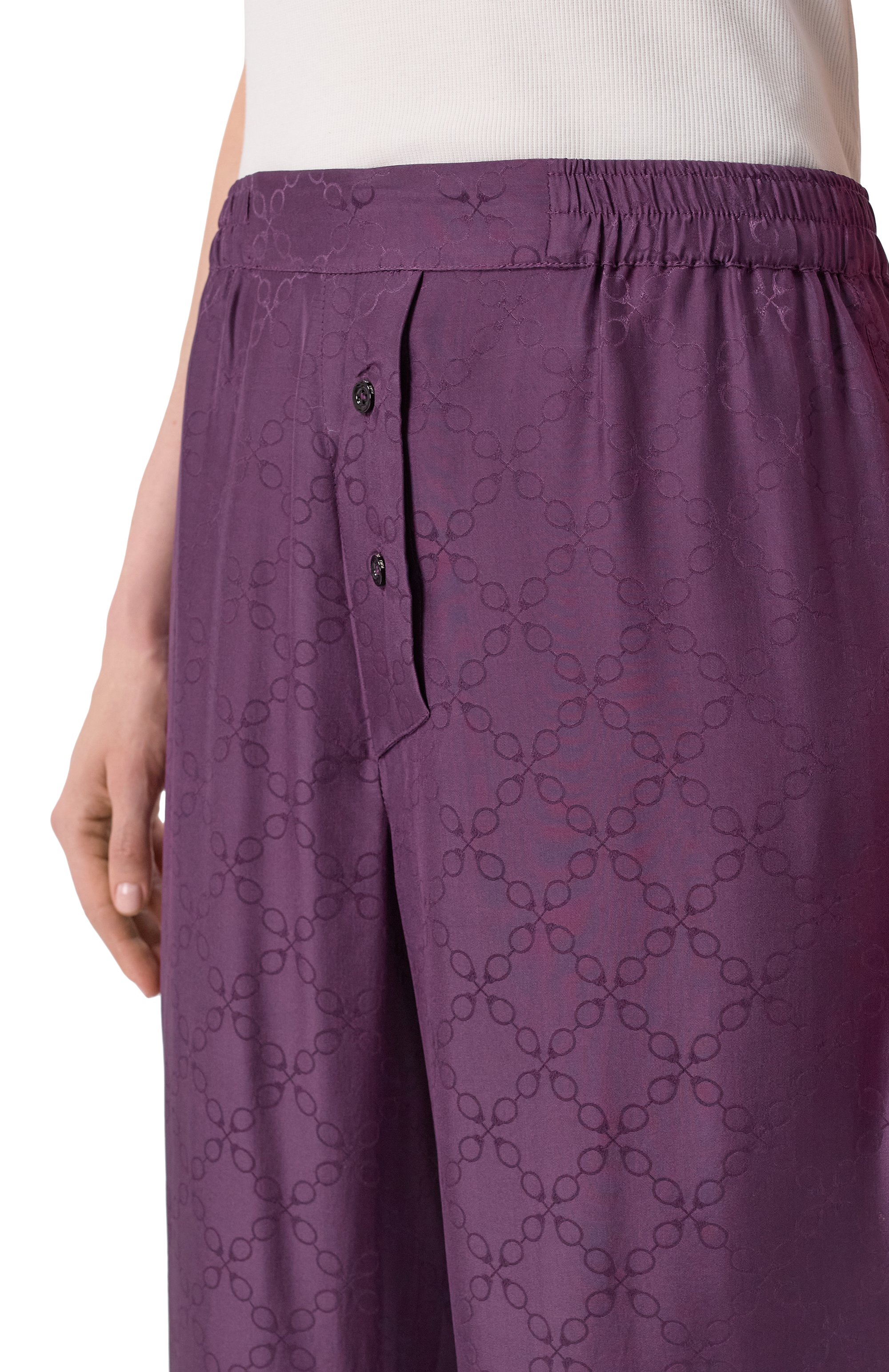 Шелковые брюки KIKI DE MONTPARNASSE, арт. H242PT106, фото 5