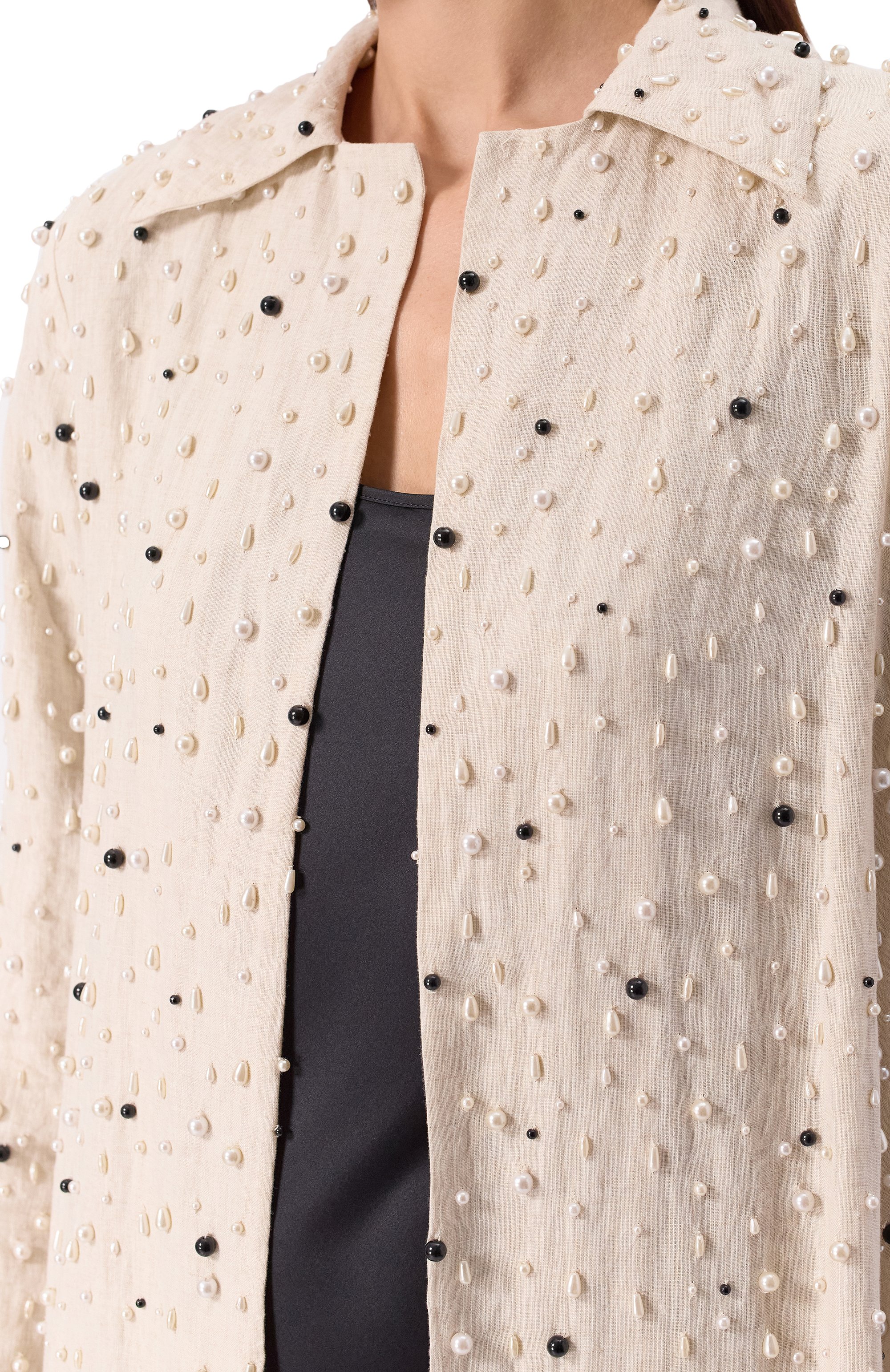 Льняной плащ ALBUS LUMEN, арт. AL.RT25.001.PEARLC0AT, фото 5