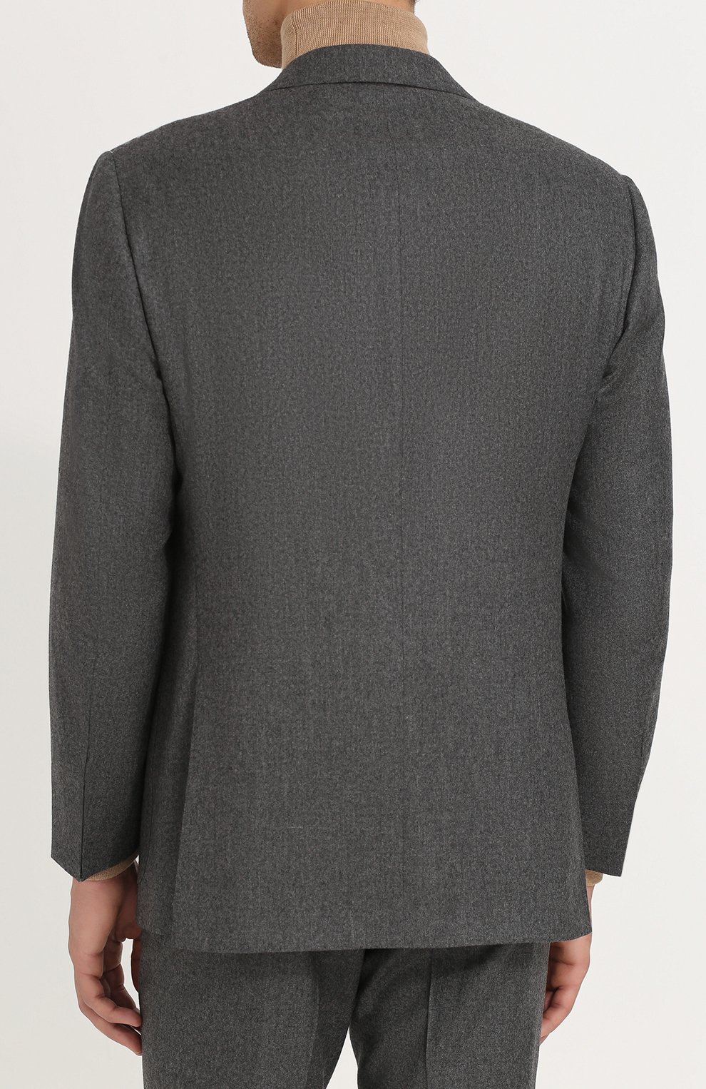 Кашемировый костюм с пиджаком на двух пуговицах KITON, арт. UA81K01P45, фото 3