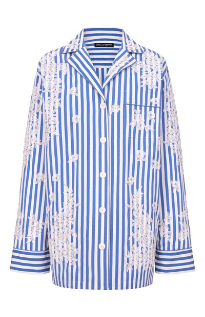 Женская хлопковая рубашка DOLCE & GABBANA, арт. F5U37Z/GDDRU