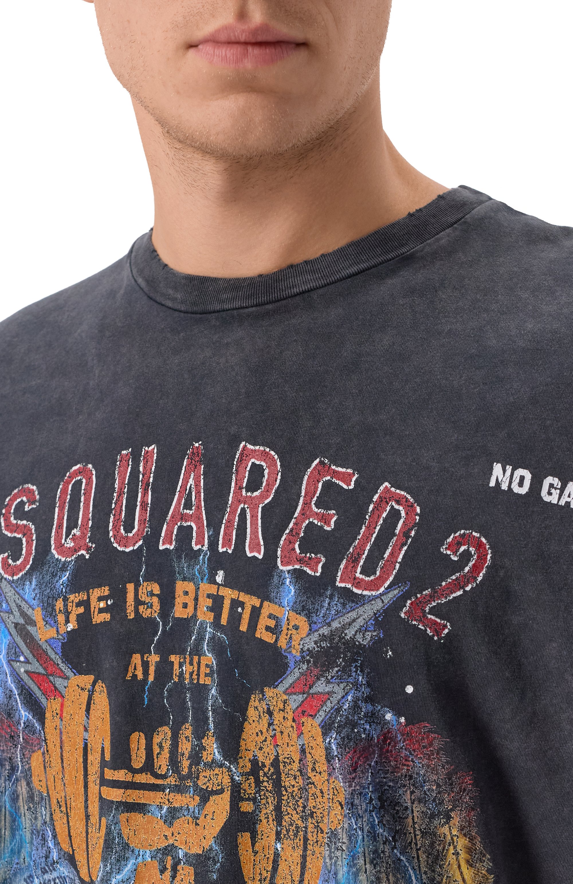 Хлопковая футболка DSQUARED2, арт. S74GD1539/D20108, фото 5