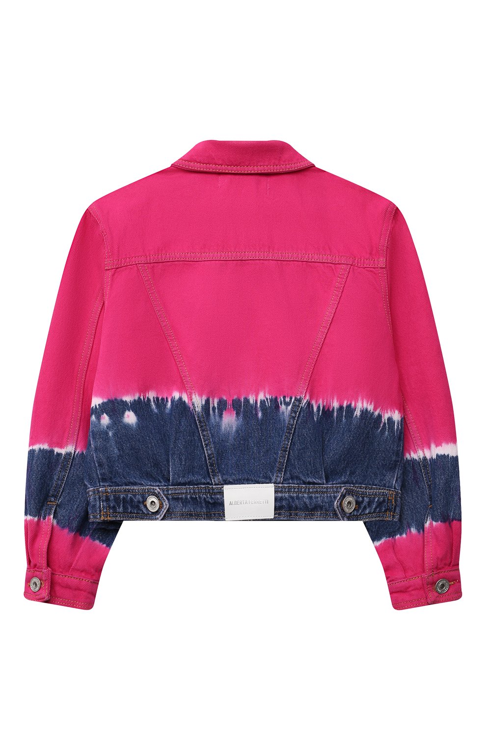 Джинсовая куртка ALBERTA FERRETTI JUNIOR фуксия цвета по цене 29150 руб., арт. 027813, фото 2 Джинсовая куртка ALBERTA FERRETTI JUNIOR, арт. 027813, фото 2