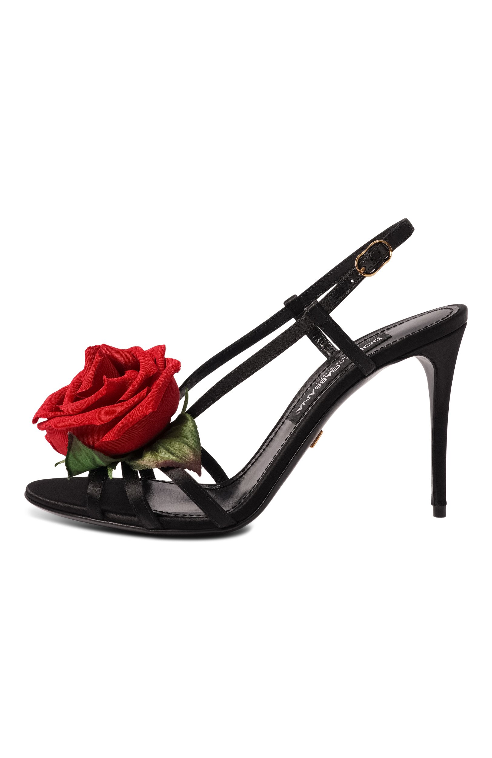 Атласные босоножки keira 90 DOLCE & GABBANA, арт. CR2029/A0620, фото 4