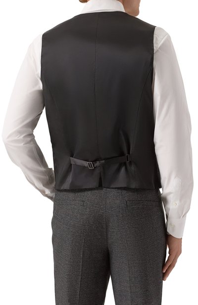 Костюм-тройка HUGO серого цвета по цене 87100 руб., арт. 50528361, фото 5 Костюм-тройка HUGO, арт. 50528361, фото 5