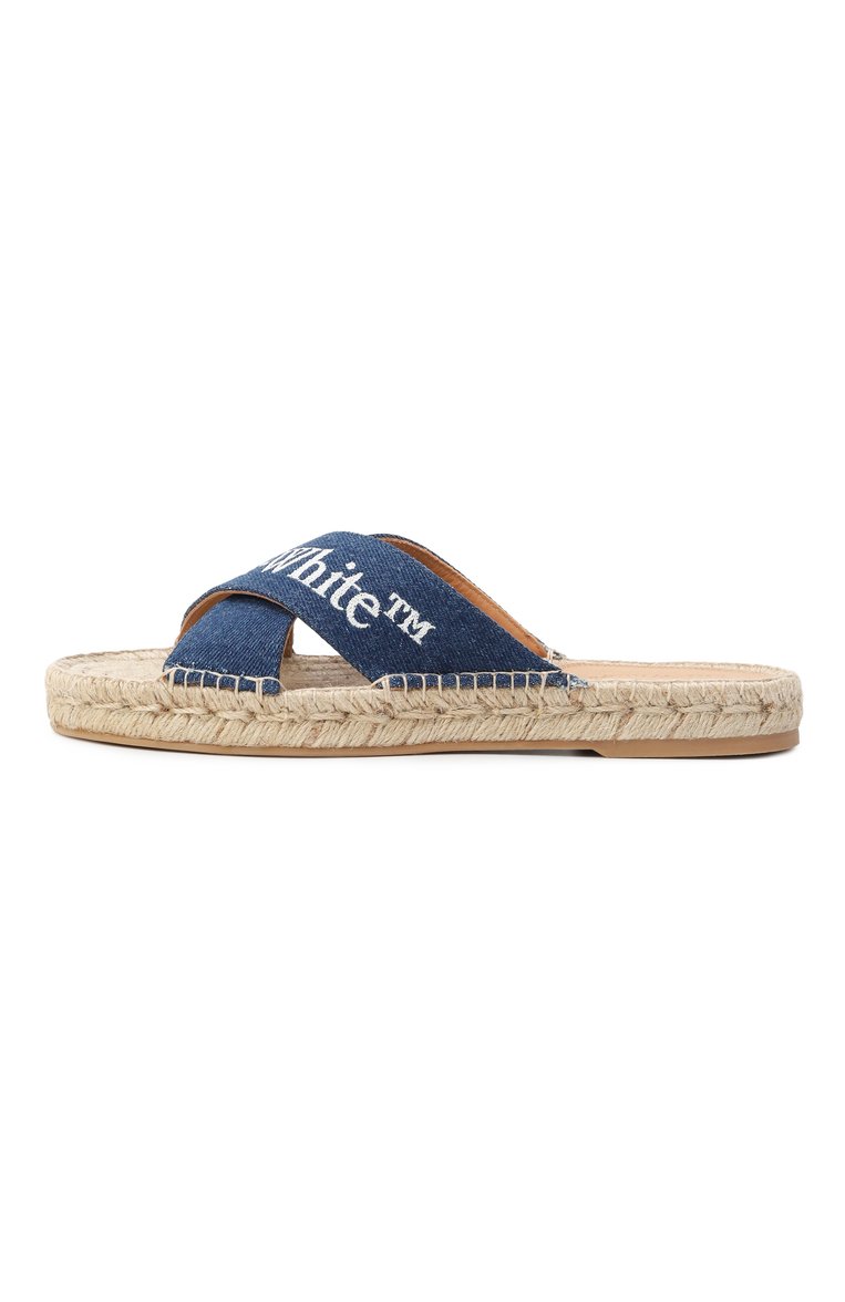 Текстильные шлепанцы criss cross OFF-WHITE, арт. 0WIB016S25DEN001, фото 1