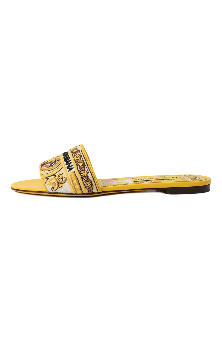 Текстильные шлепанцы bianca DOLCE & GABBANA, арт. CQ0571/AV804, фото 1