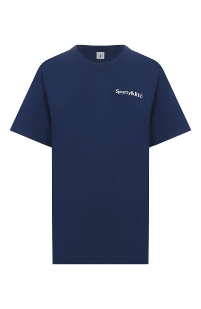 Женская хлопковая футболка SPORTY AND RICH, арт. T0119712300BL132
