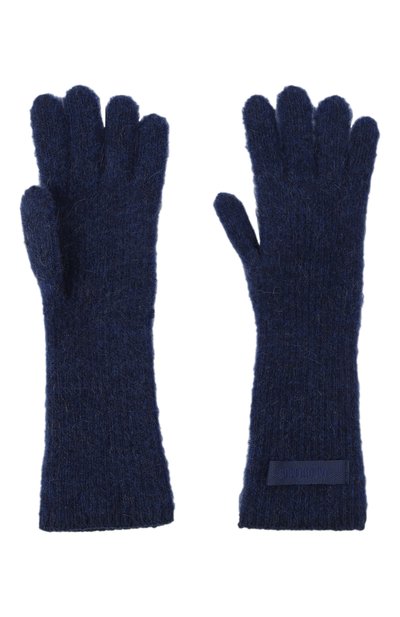 Перчатки JACQUEMUS синего цвета по цене 29950 руб., арт. 24H246AC668/5217, фото 3 Перчатки JACQUEMUS, арт. 24H246AC668/5217, фото 3