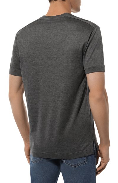Футболка из шелка и хлопка DOLCE & GABBANA, арт. G8SA9Z/HU70J, фото 4