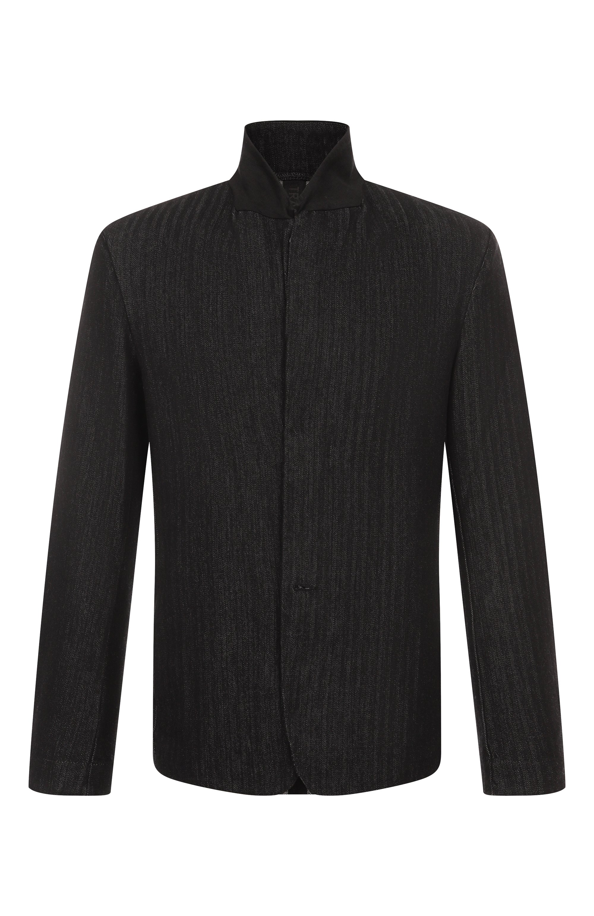 Пиджак из хлопка и шерсти TRANSIT темно-серого цвета по цене 85000 руб., арт. CFUTRBH172, фото 1 Пиджак из хлопка и шерсти TRANSIT, арт. CFUTRBH172, фото 1