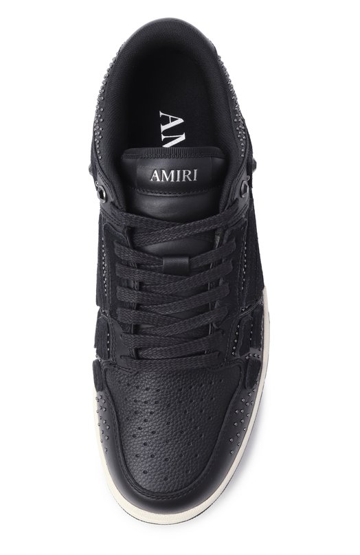 Кожаные кеды Pacific Bones Amiri AMF0SR1170 Чёрный  AMF0SR1170 Фото 6