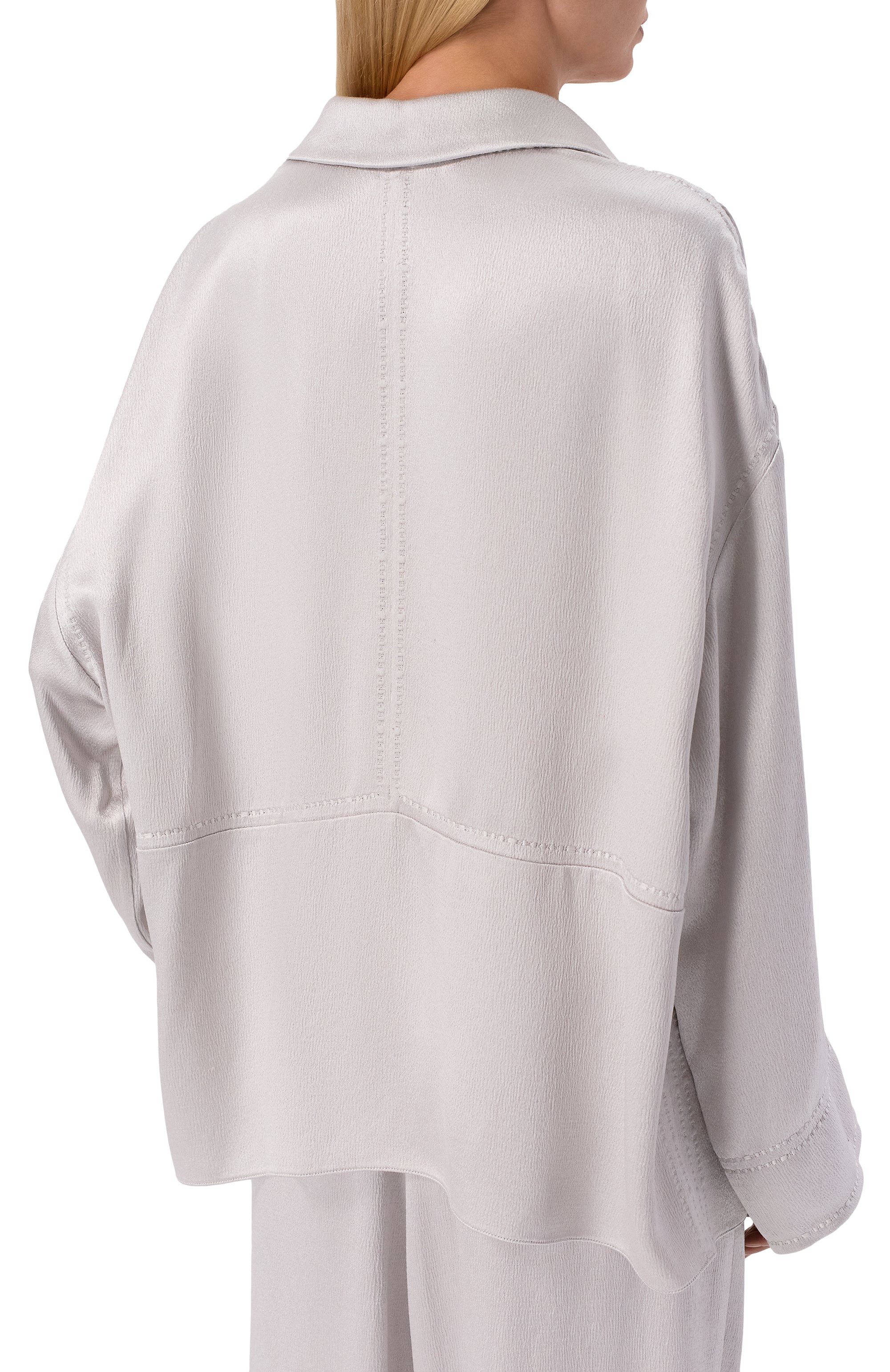 Блузка из вискозы и шелка GIORGIO ARMANI, арт. GW003881/TE22830, фото 4