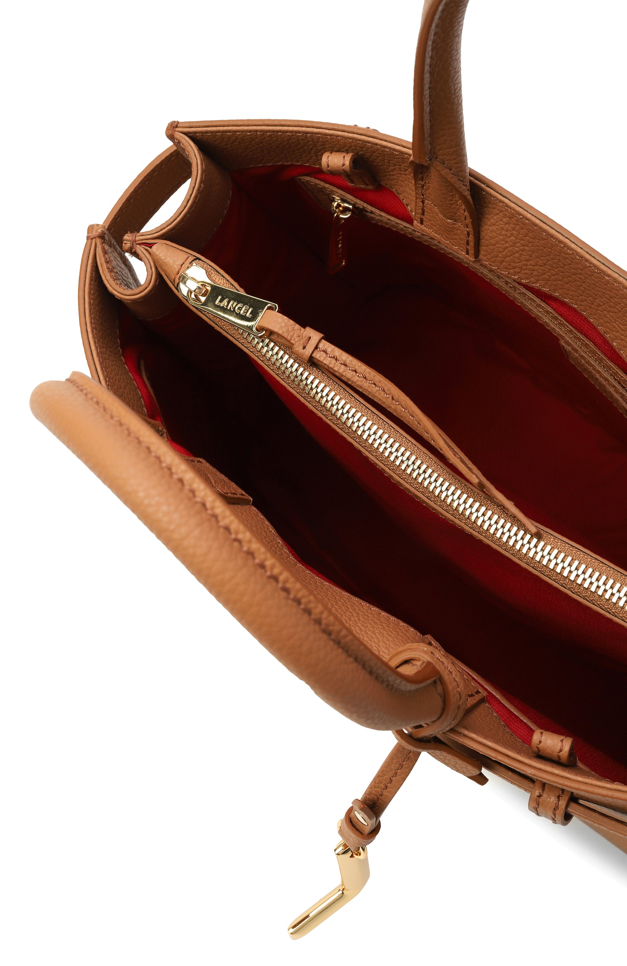 Сумка faubourg medium LANCEL светло-коричневого цвета по цене 75800 руб., арт. A13528, фото 5 Сумка faubourg medium LANCEL, арт. A13528, фото 5