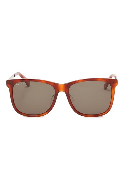 Солнцезащитные очки GUCCI коричневого цвета по цене 18900 руб., арт. GG0078S/461663 J0770, фото 2 Солнцезащитные очки GUCCI, арт. GG0078S/461663 J0770, фото 2