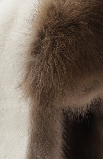 Меховая шапка-ушанка из норки и соболя VICTORIA KUSENKOVA, арт. 091703631094, фото 3