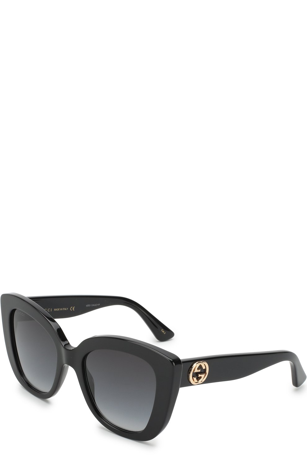 Солнцезащитные очки GUCCI черного цвета по цене 41650 руб., арт. GG0327S 001, фото 1 Солнцезащитные очки GUCCI, арт. GG0327S 001, фото 1