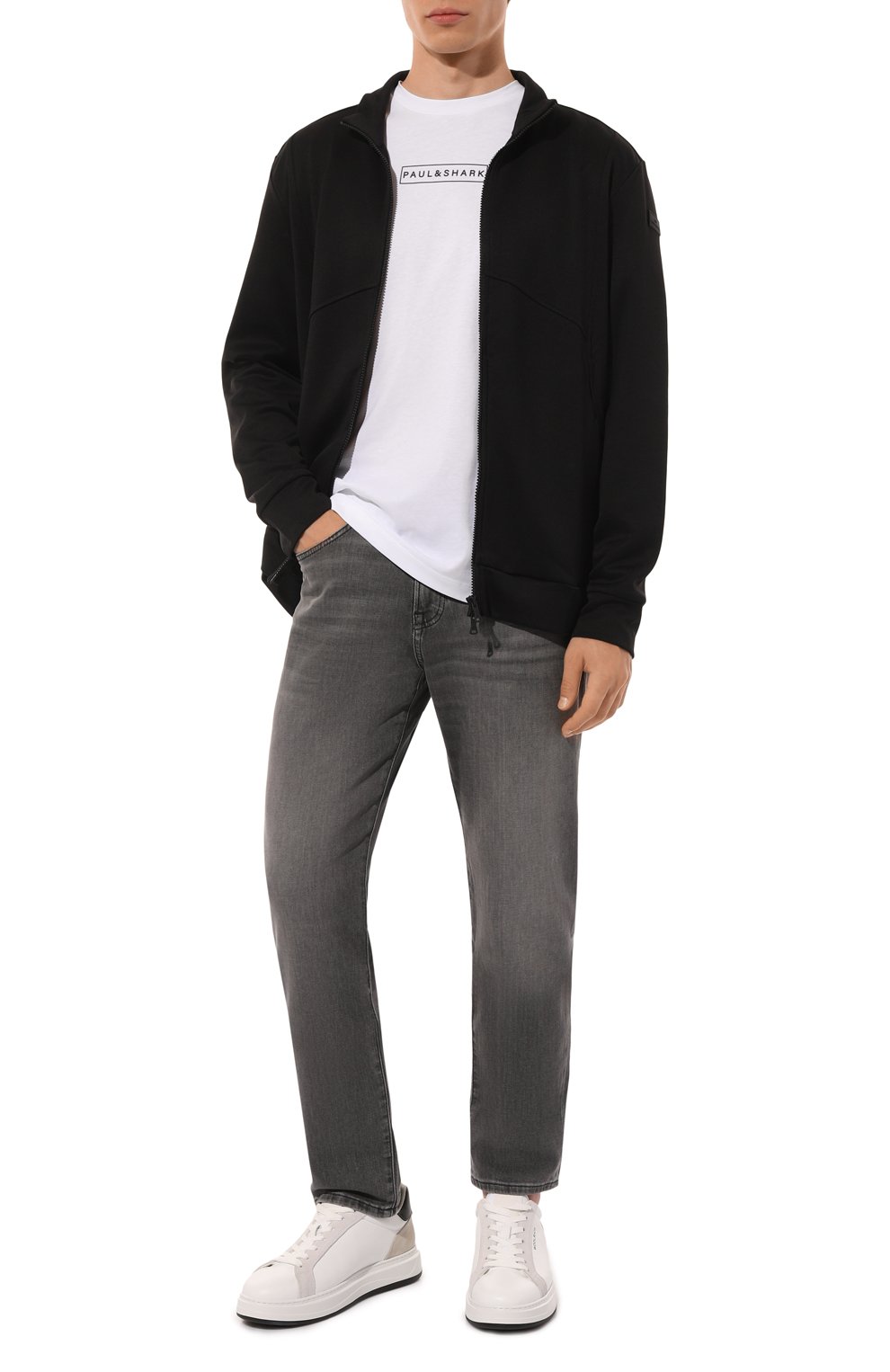 Толстовка PAUL&SHARK черного цвета по цене 41850 руб., арт. 14311877, фото 2 Толстовка PAUL&SHARK, арт. 14311877, фото 2