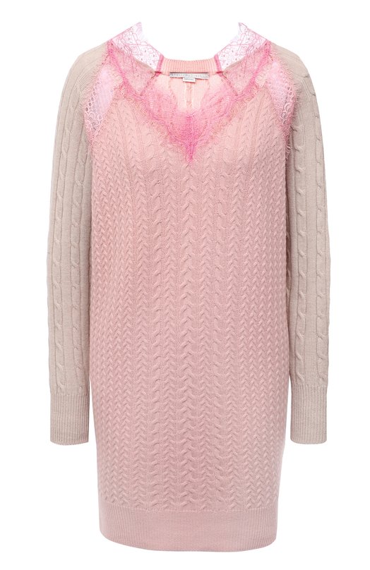 

Шерстяное платье Stella McCartney, Розовый