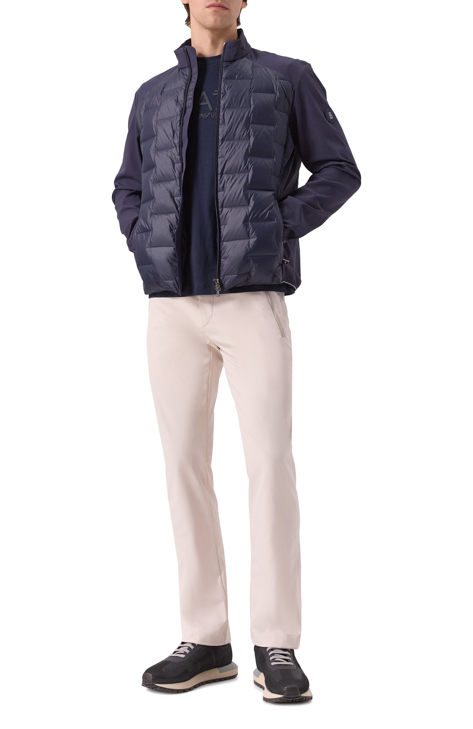 Текстильные кроссовки EMPORIO ARMANI, арт. X4X684/XR324, фото 2