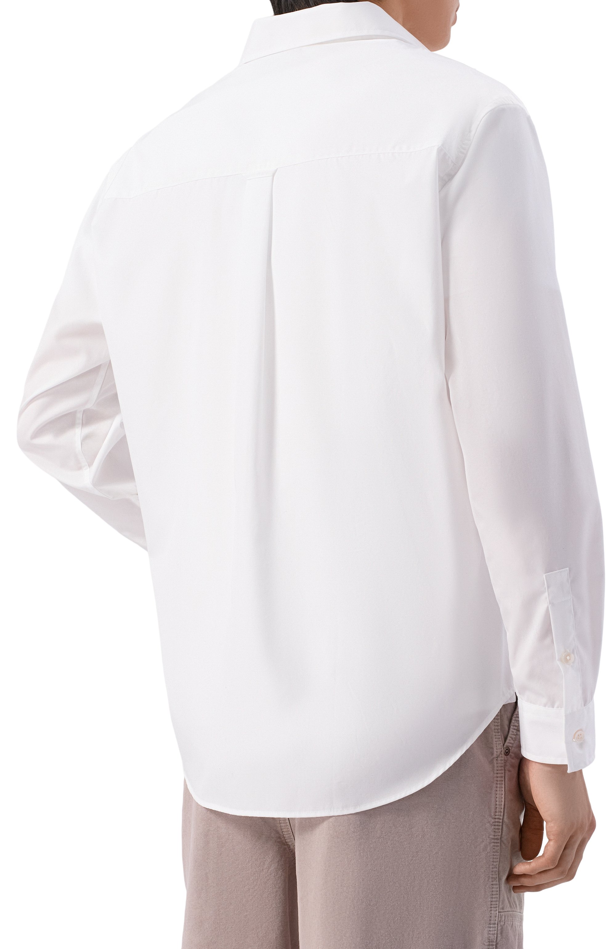 Хлопковая рубашка PALM ANGELS, арт. PMGE04KS26FAB001, фото 4