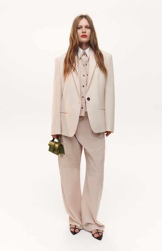 Хлопковые брюки Brunello Cucinelli ML949B1349 Розовый  ML949B1349 Фото 6