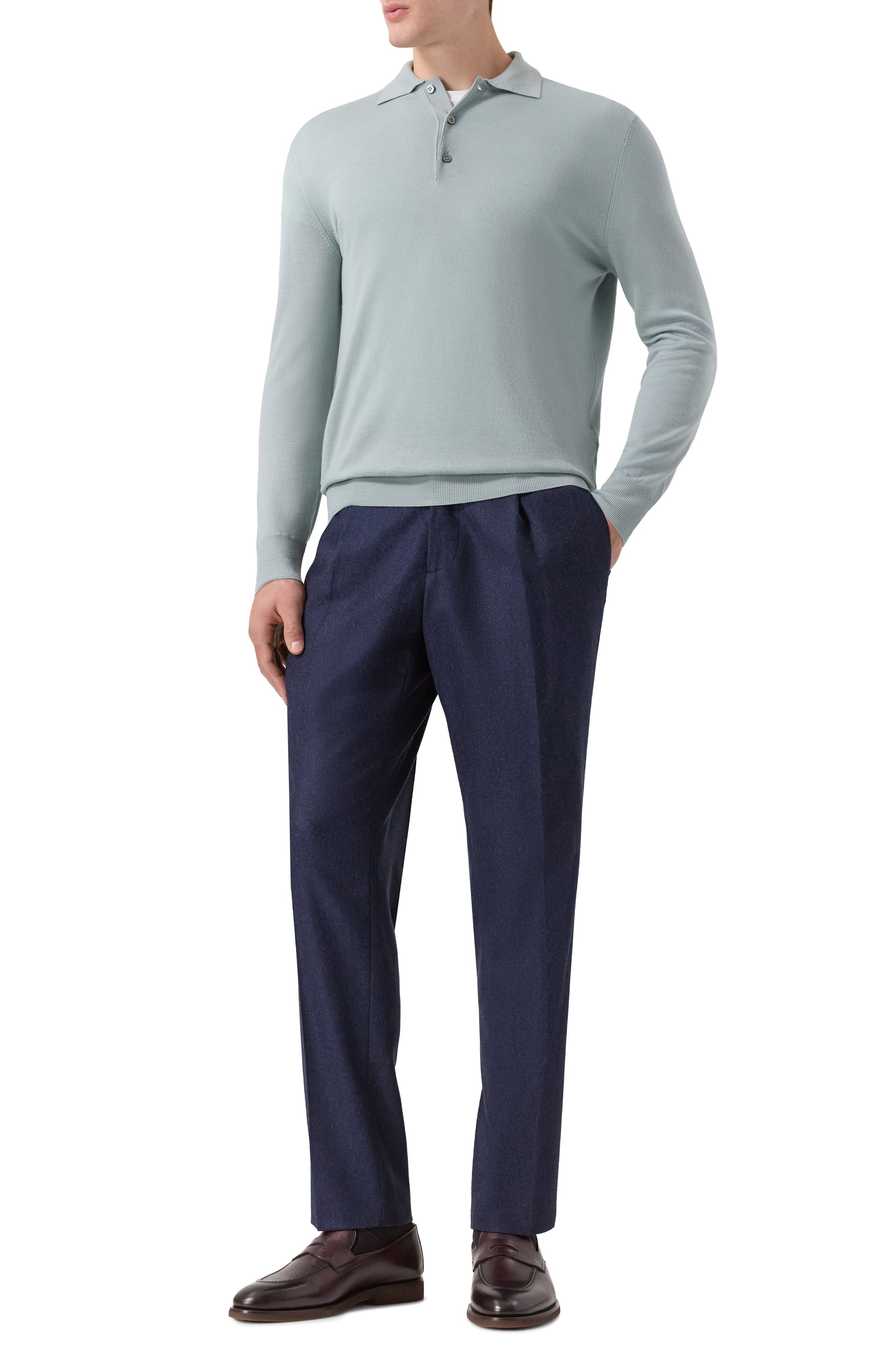 Шерстяное поло CANALI, арт. C0017/MK01149, фото 2