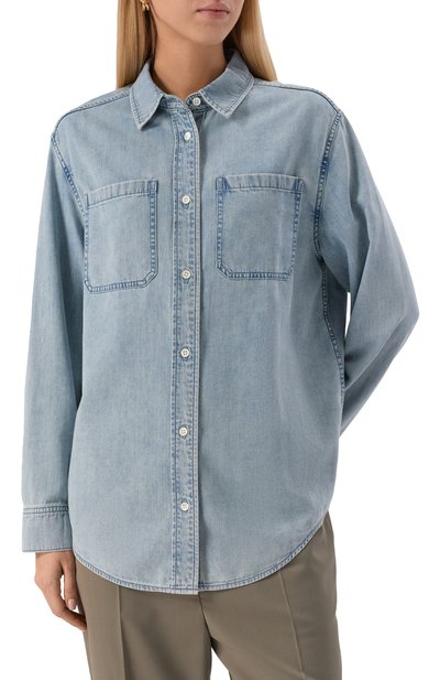 Джинсовая рубашка 12 STOREEZ, арт. 134003, фото 3