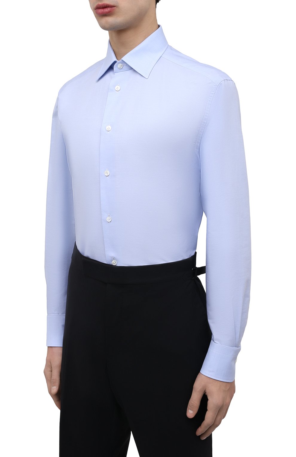 Хлопковая сорочка ZEGNA, арт. 301030/9RS0PA, фото 3