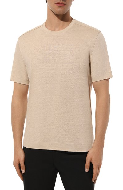 Льняная футболка ZEGNA, арт. UD376A7/D783, фото 3