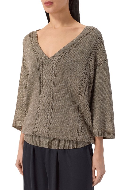 Пуловер из вискозы Freeage S26.JM167.9009.991 Золотой  S26.JM167.9009.991 Фото 3