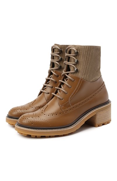 Кожаные ботинки CHLOÉ, арт. CHC20W379P3, фото 1