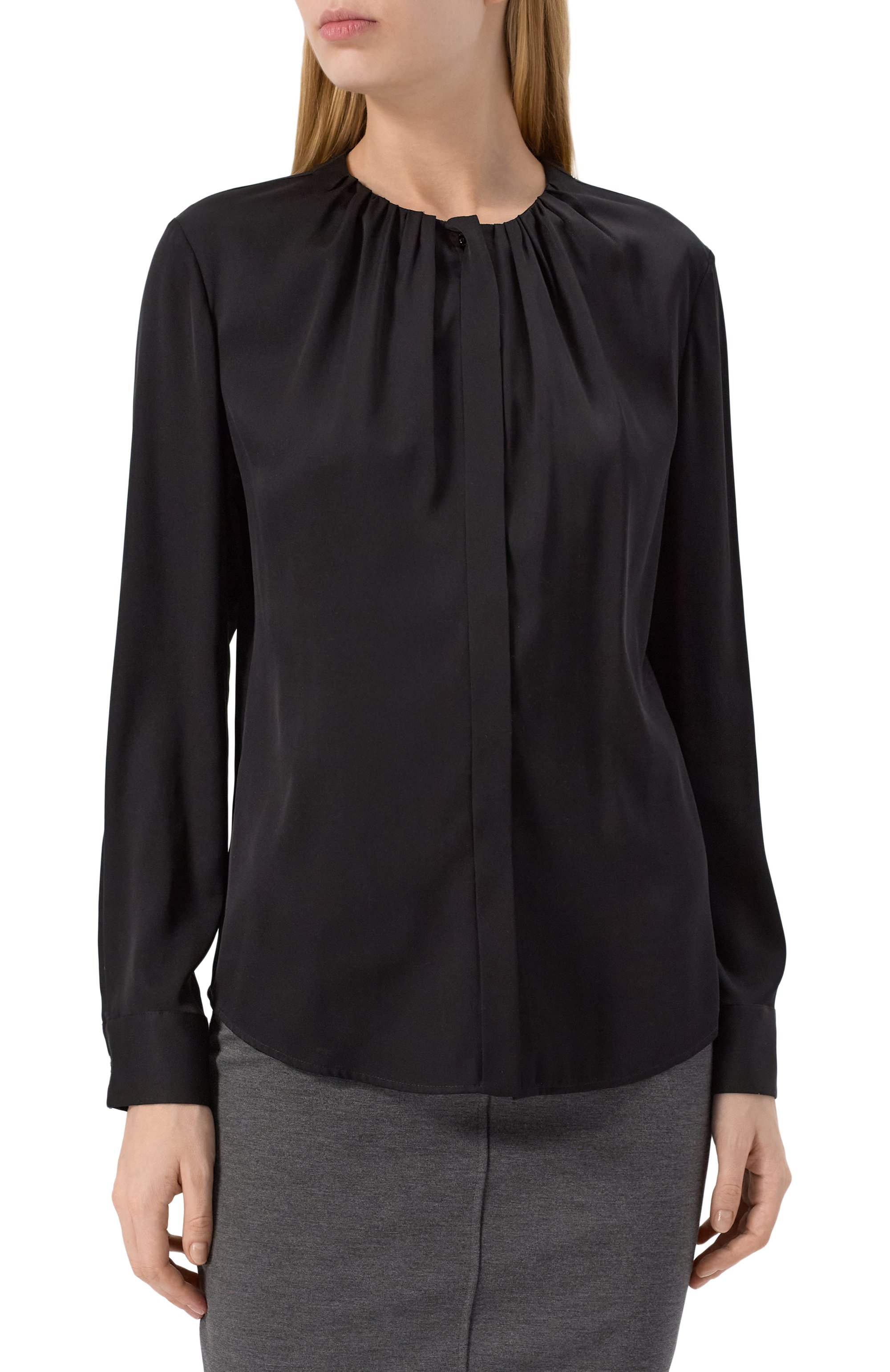 Шелковая блузка BOSS, арт. 50538481, фото 3